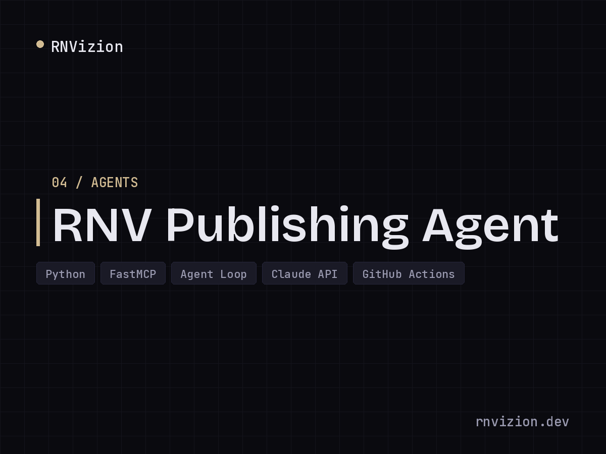 RNV Publishing Agent screenshot